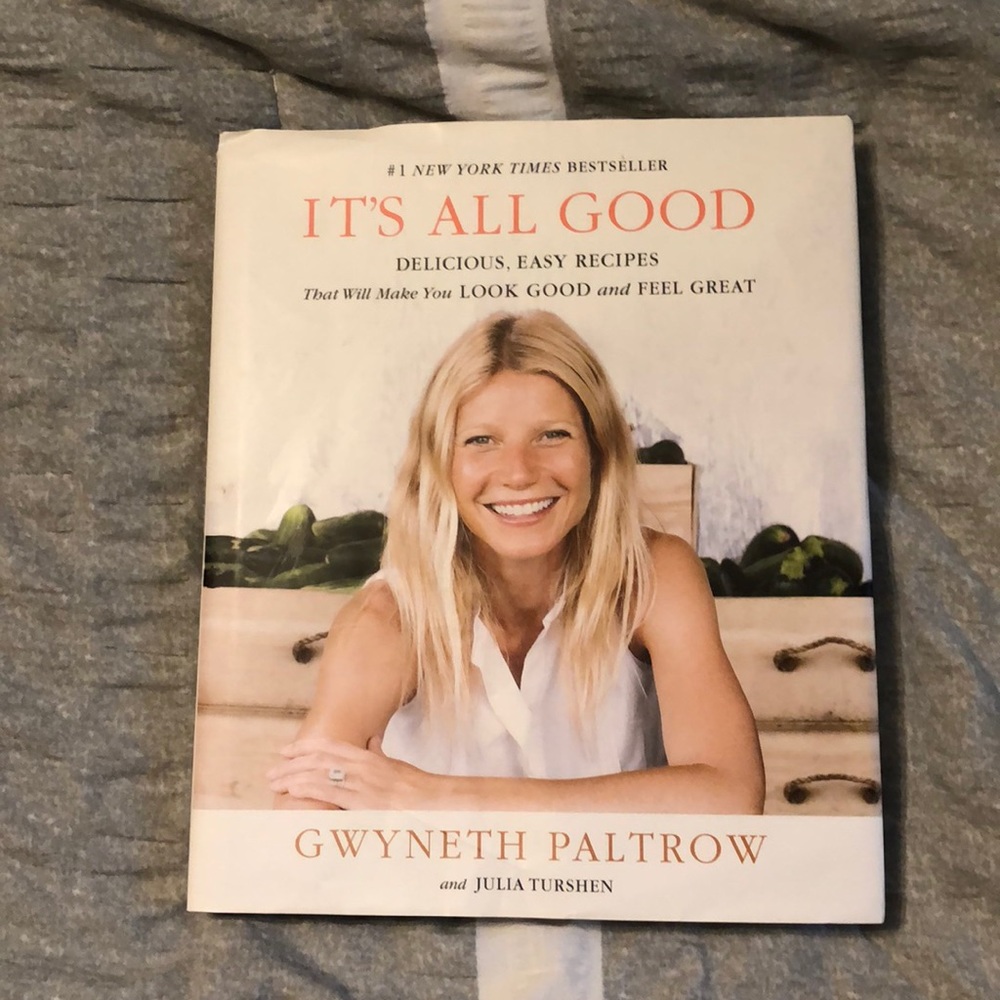 Gwenyth Paltrow’s “It’s all good” cookbook